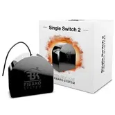 Intrerupator simplu 2 Fibaro FGS-213 ZW5 (Negru)