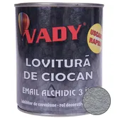 Vopsea email Vady lovitura de ciocan 3 in 1, gri argintiu, 0.75 l