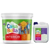 Vopsea lavabila interior Casabella, alb, 24 l + Amorsa 5 l