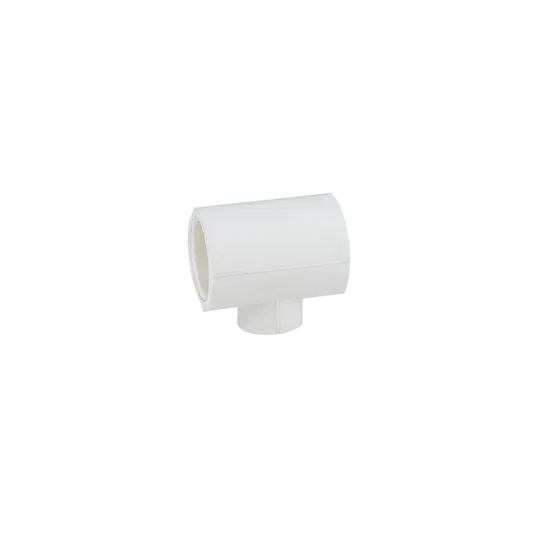 Teu redus PPR 40 mm Supratherm, 25 x 40 mm, filet interior, alb