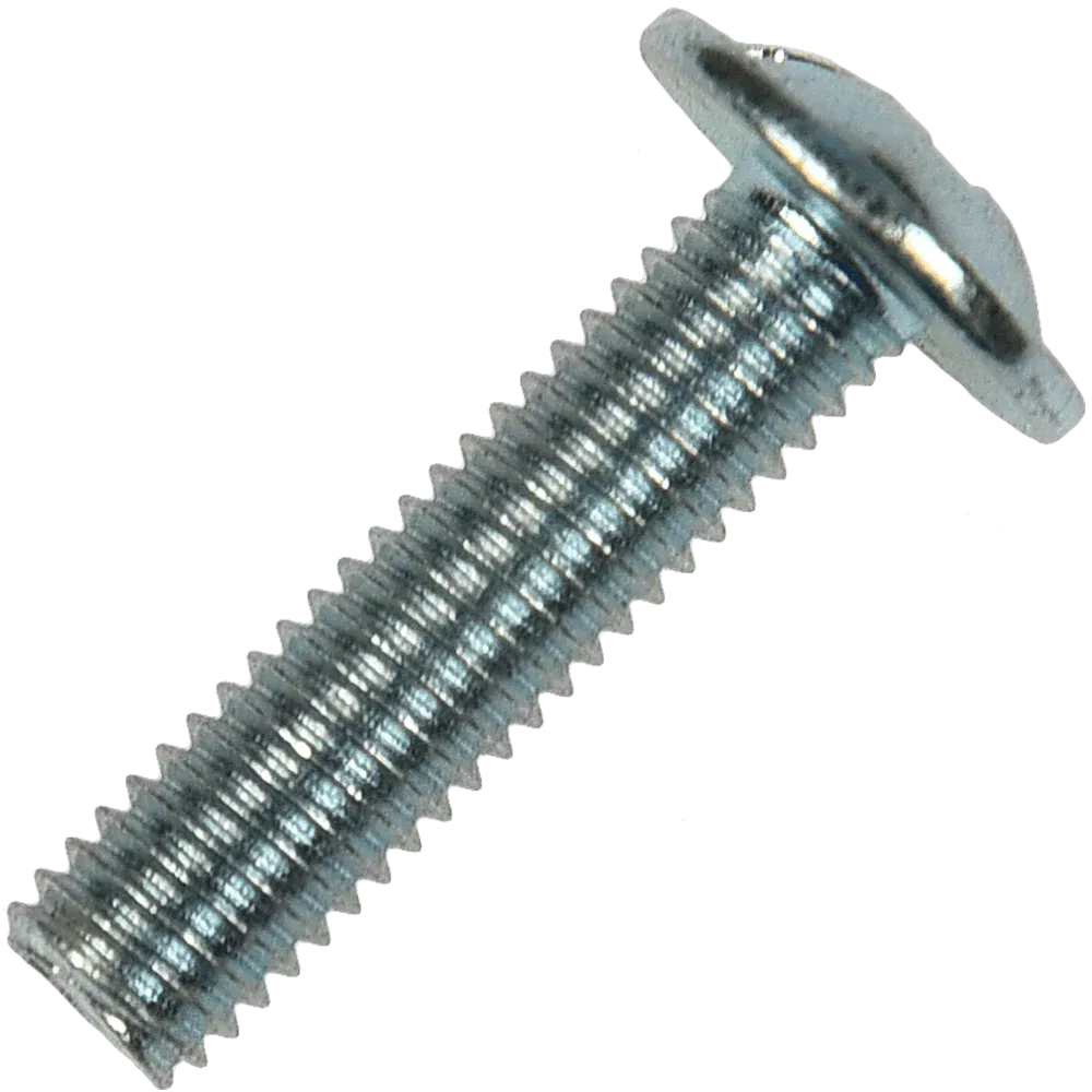 Surub cap bombat combinat, uz general, otel zincat, M6 x 80 mm