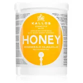 Kallos KJMN Professional Honey masca pentru hidratare intensa pentru păr uscat și deteriorat 1000 ml