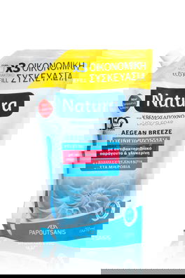 Sapun lichid Aegean Breeze refill, 750ml, Natura