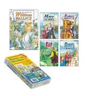 Scottish History - Heroes and Heroines 5 book pack: William Wallace; Robert Bruce; Mary Queen of Scots; Rob Roy; Bonnie Prince Charlie, Hardback - David Ross