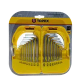 Set chei hexagonale si torx Topex, 18 bucati