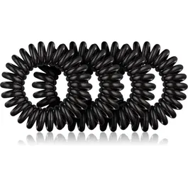 BrushArt Hair Rings Elastice pentru par Black 4 buc