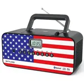 Micro Sistem Audio Portabil Muse M-22 US MSE00078, Bluetooth, CD-Player, Radio, AUX-in (Multicolor)