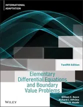 Elementary Differential Equations and Boundary Val ue Problems, Twelfth Edition International Adaptat ion, Paperback - W Boyce