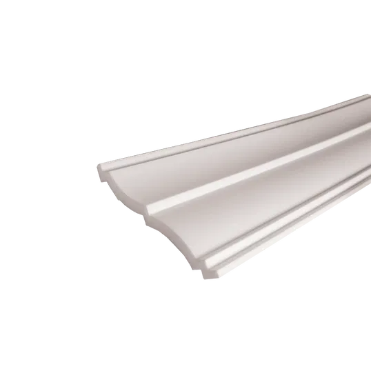 Bagheta decorativa EP17, alb, polistiren extrudat, 165x120 mm, 2 m