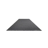 Tigla metalica Ecodach, gri, RAL 7016, finisaj mat structurat, 0.4 mm, 1160 x 1180 mm