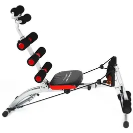 Banca fitness pentru abdomen Techfit AB Multi Crunch (Negru/Rosu)