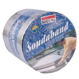 Banda hidroizolanta bituminoasa, 30 cm x 10 m, Soudal, aluminiu