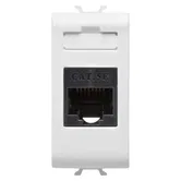 Priza date RJ45 UTP cat 5E Chorus, Gewiss GW10421, 1M, alb