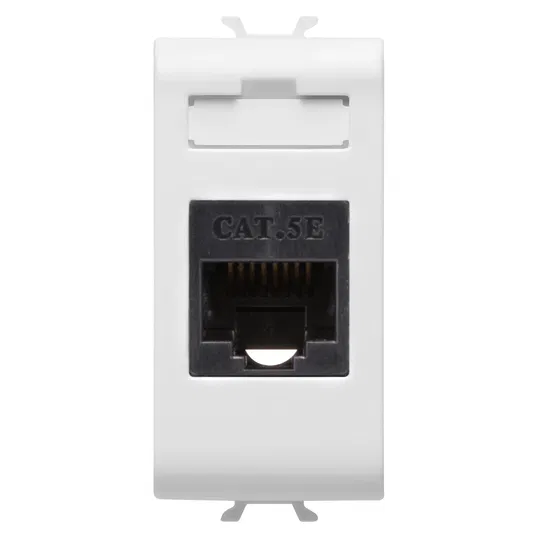 Priza date RJ45 UTP cat 5E Chorus, Gewiss GW10421, 1M, alb