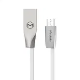 Cablu de date Mcdodo Zn-Link CA-1253, MicroUSB, 1.5 m, 2.4 A (Alb/Argintiu)