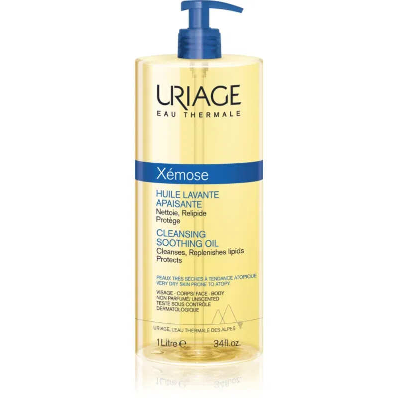 Uriage Xémose Cleansing Soothing Oil ulei calmant pentru curatare pentru piele uscata si sensibila 1000 ml