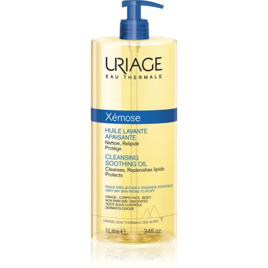 Uriage Xémose Cleansing Soothing Oil ulei calmant pentru curatare pentru piele uscata si sensibila 1000 ml