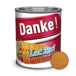 Lac pentru lemn 2 in 1, Danke!, cires, interior/exterior, 2.5L