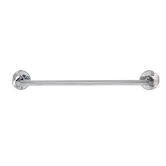 Bara pentru prosop baie medie Romtatay Martins, metal, argintiu, cromat, 6 x 6.5 x 45 cm