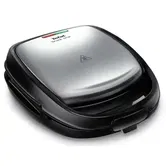 Sandwich-Maker Tefal SW341D12 Snack Time 2in1, 700W (Negru/Inox)