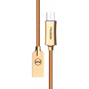 Cablu de date Mcdodo MicroUSB, QC3.0, Auto Disconnect, 1m (Auriu)