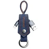 Cablu de date Mcdodo Denim Key-Chain, MicroUSB, 0.15m, 2A (Albastru)