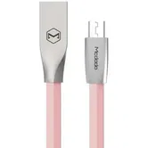 Cablu de date Mcdodo Zn-Link, MicroUSB, 1.5m, 2.4A max (Argintiu/Roz)