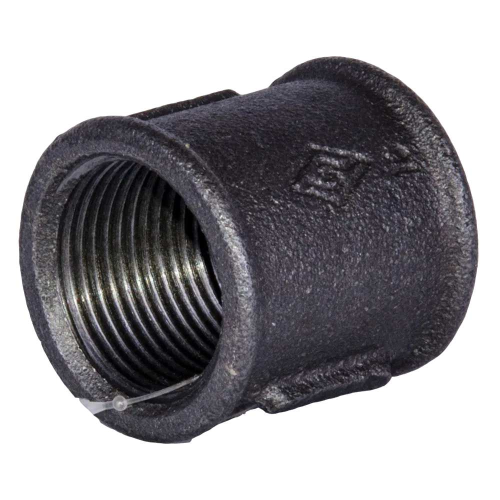 Mufa, filet interior-interior, fonta neagra, 2 inch