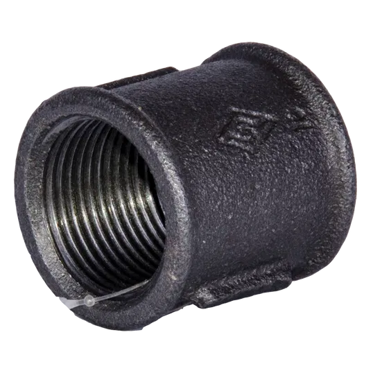 Mufa, filet interior-interior, fonta neagra, 2 inch