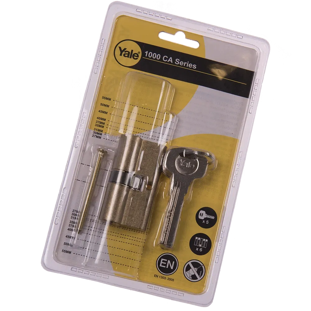 Cilindru de siguranta, Yale, alama natur, 30 x 30 mm, 5 chei amprentate