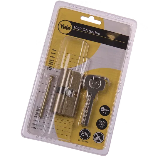 Cilindru de siguranta, Yale, alama natur, 30 x 30 mm, 5 chei amprentate