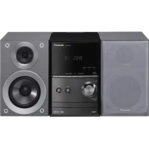 Micro Sistem Audio Panasonic SC-PM602EG-S, 40W, USB, Bluetooth (Argintiu)