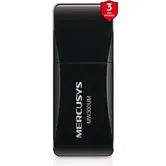 Adaptor Wireless Mercusys MW300UM, 300 Mbps, USB 2.0, Antena interna (Negru)