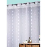 Perdea Lisa din 100% poliester, alba 011, 140 x 260 cm