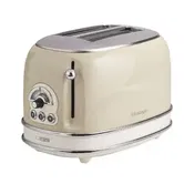Prajitor de paine Ariete 0155CR/BG, 810 W, 2 Felii (Beige)