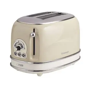 Prajitor de paine Ariete 0155CR/BG, 810 W, 2 Felii (Beige)