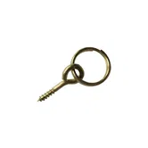 Agatator tablou cu inel, D: 16 mm, galben