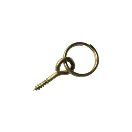 Agatator tablou cu inel, D: 16 mm, galben