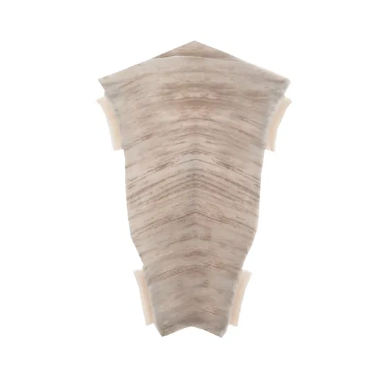 Set colt interior plinta parchet Korner Perfecta 62, stejar Balkan 219, PVC, 62 x 23 mm, 2 bucati/set