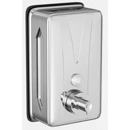 Dozator sapun Doruq, inox, argintiu, 15 x 5 x 10 cm