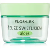 FlosLek Laboratorium Eye Care Gel pentru jurul ochilor cu un luminator și aloe vera 10 g