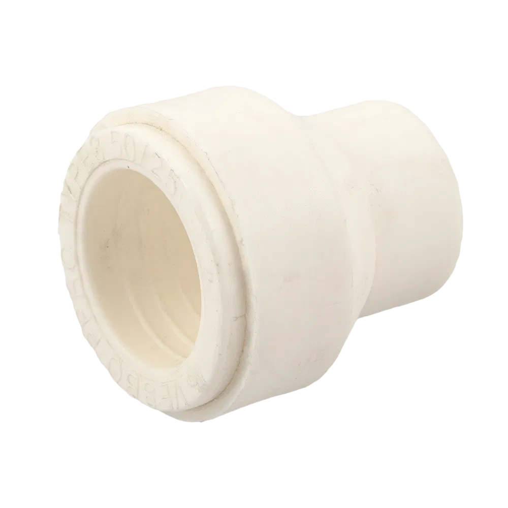 Reductie PPR Vesbo, alb, diametru nominal 50 mm, diametru redus 25 mm