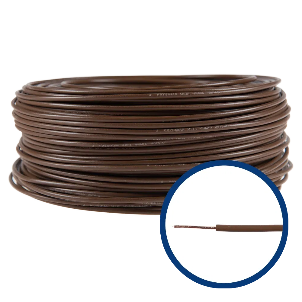 Cablu FY(H07V-U) 1x10 mm, maro
