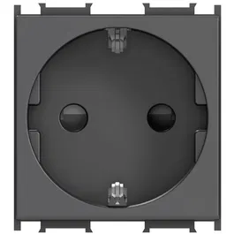 Priza simpla CP Modul, 2m negru