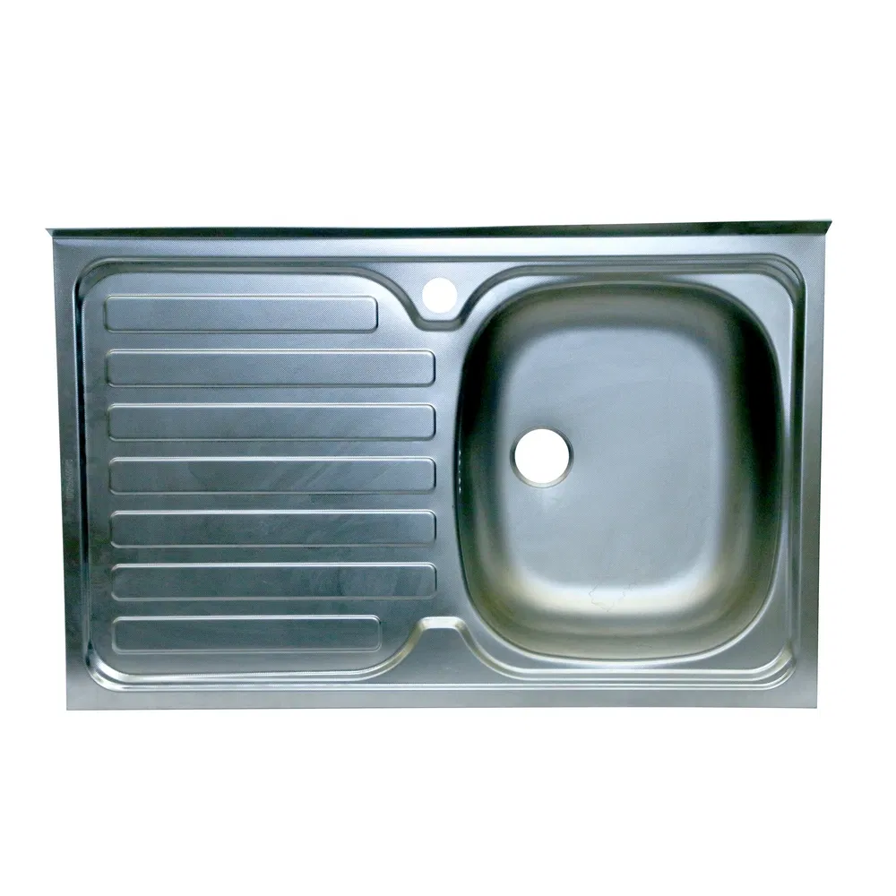 Chiuveta bucatarie Pyramis Onset, inox, texturat, 1 cuva dreapta, 800 x 500 mm