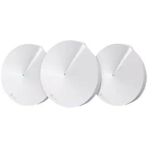 Sistem Wireless Mesh TP-LINK Deco M5, Gigabit, Dual Band, 1300 Mbps, Pack of 3, 4 Antene interne (Alb)