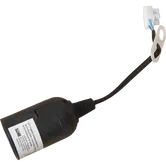 Pendul temporar, tip soclu Edison 27, negru, 15 cm.