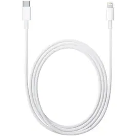 Cablu de date Apple MKQ42ZM/A, USB Tip-C - Lightning, 2m (Alb)