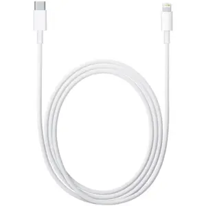 Cablu de date Apple MKQ42ZM/A, USB Tip-C - Lightning, 2m (Alb)