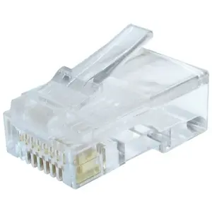 Mufa Gembird LC-8P8C-002/50, RJ-45, pentru cablu UTP Cat 6, Set 50 buc.